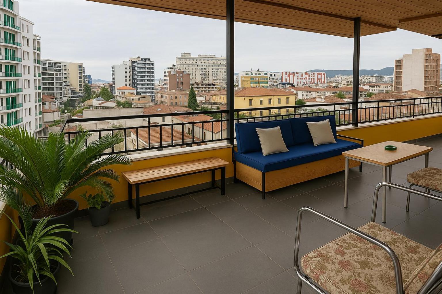 Cozy Big Apartment With Balcony Tirana Kültér fotó